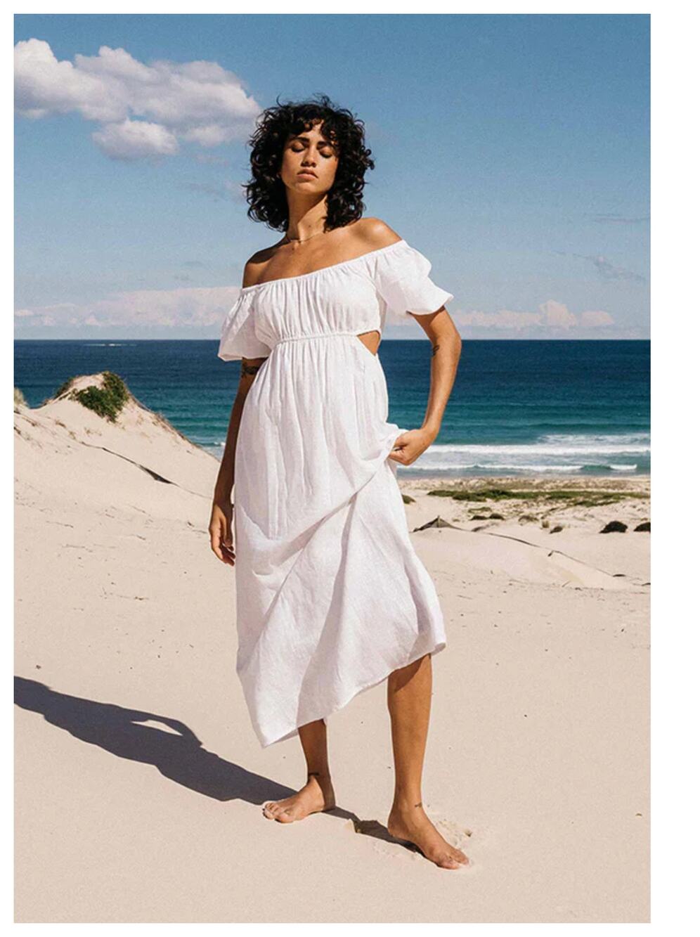 NEW BILLABONG On The Coast Womens Midi Dress Size Small